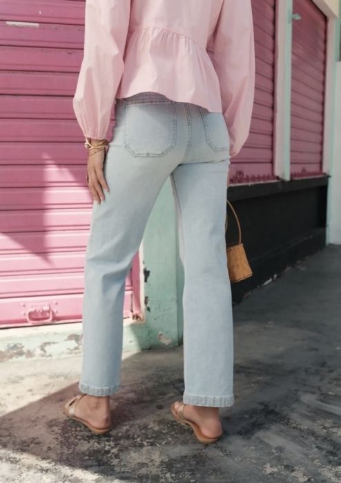 Jeans Wide leg color 