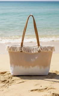 Tas groot beige crème 