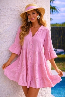 Kleed Candy pink mouw 