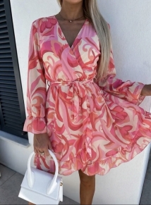 Kleed fushia pink multi 