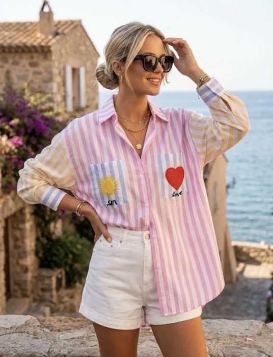 blouse Light pink oversize