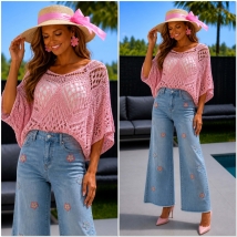 Top croché Light pink
