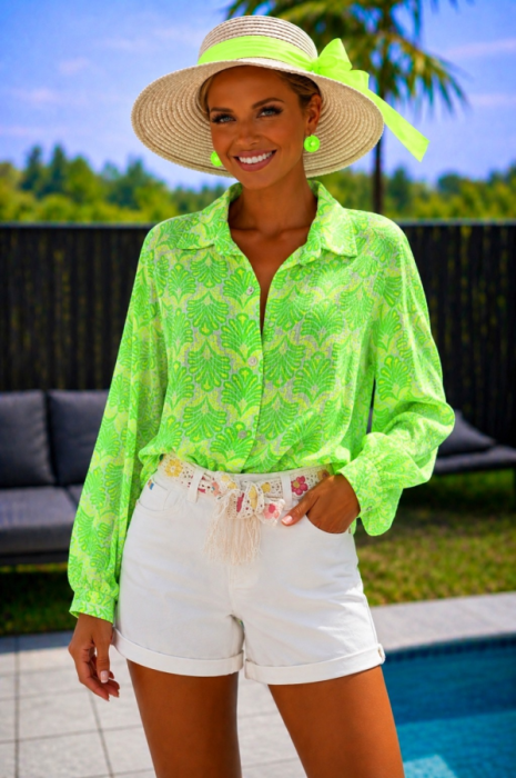 Blouse Green yellow