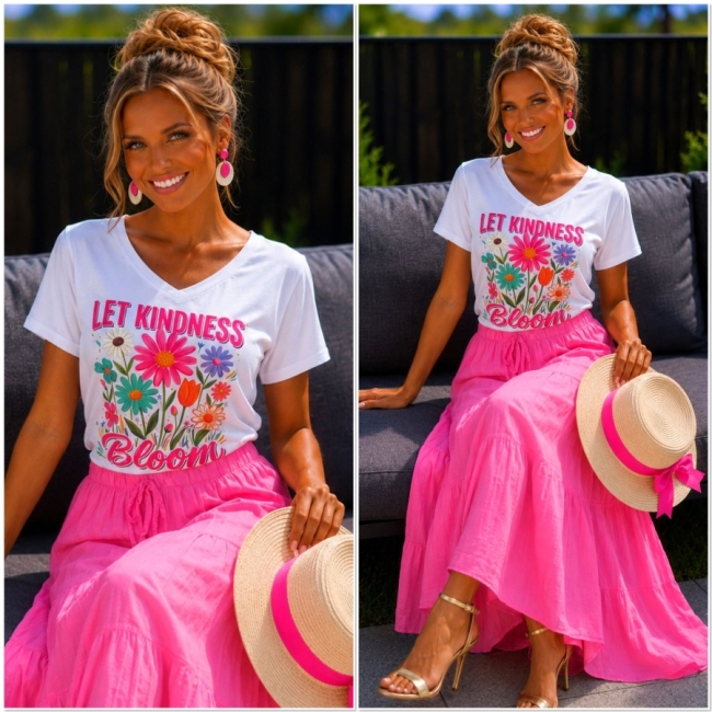 T shirt Let kindness bloom