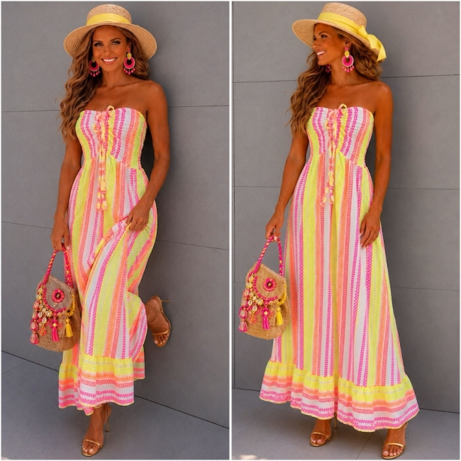 Dress long fluo Colors 