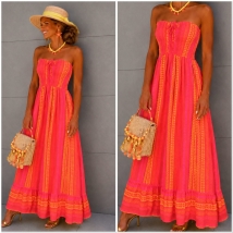 Kleed bustier Corail multi tetra