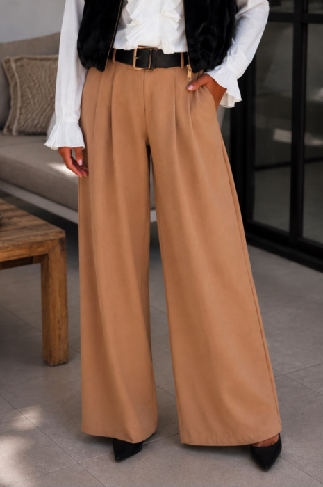 Pantalon light camel couleur 