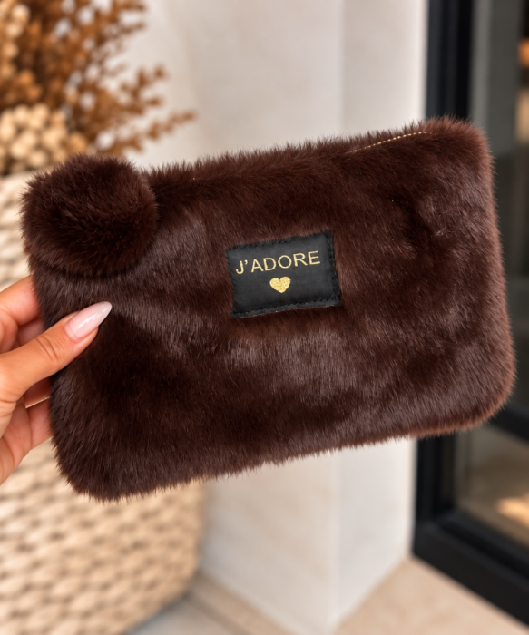Make up Tasje bruin teddy