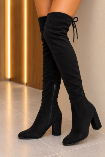 Overknee Boots zwart