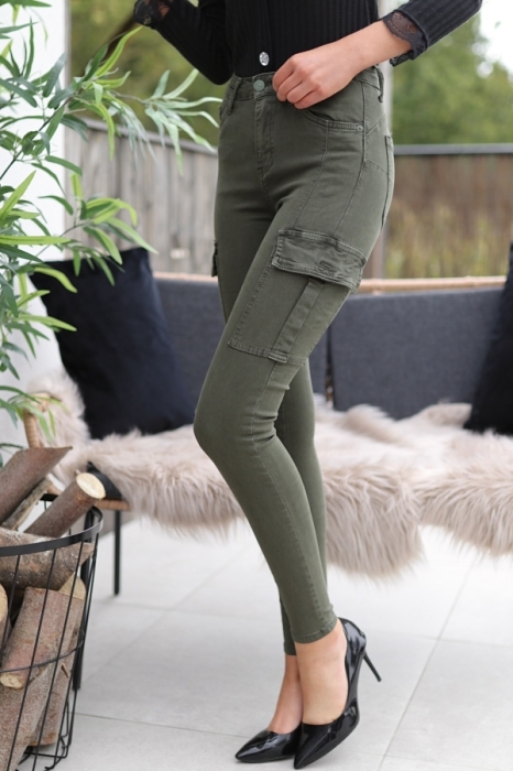 Pantalon khaki poche