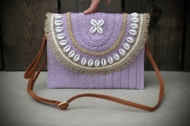 Crossbody lilla Bohemian