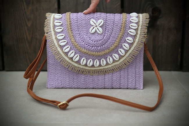 Crossbody lilla Bohemian