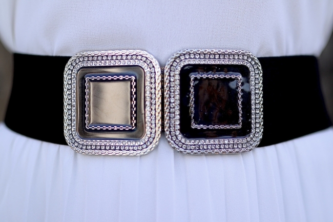 centure black silver